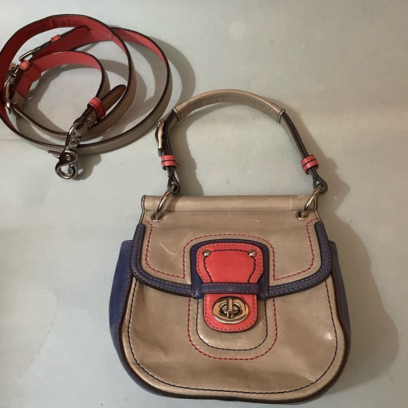 EUC Coach Mini “Willis" Leather Crossbody/Satchel Purse - Picture 9 of 9